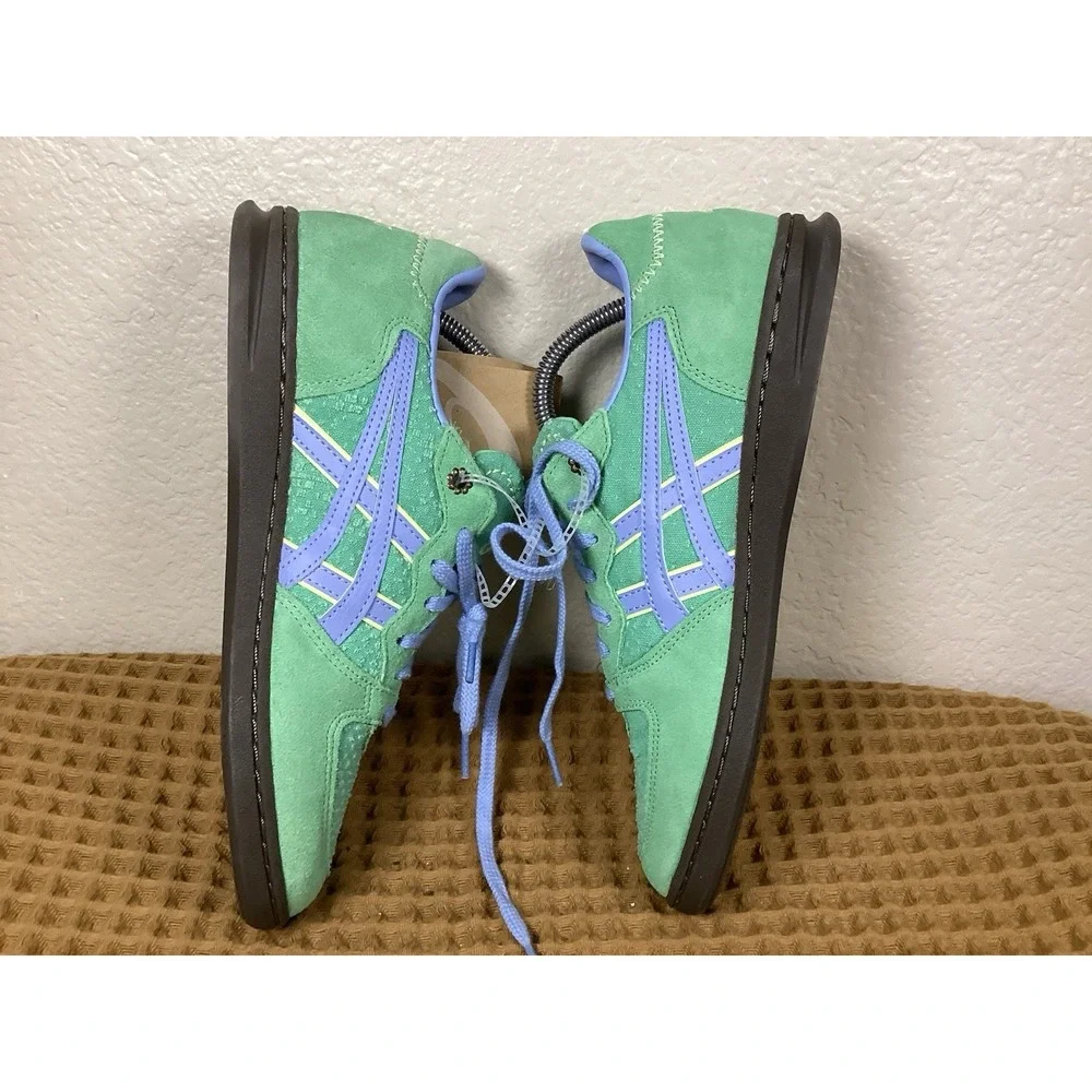 ASICS Skyhand OG Womens 8.5 Mens 7.5 Sneakers Shoes Green Peppermint/Stone Wash